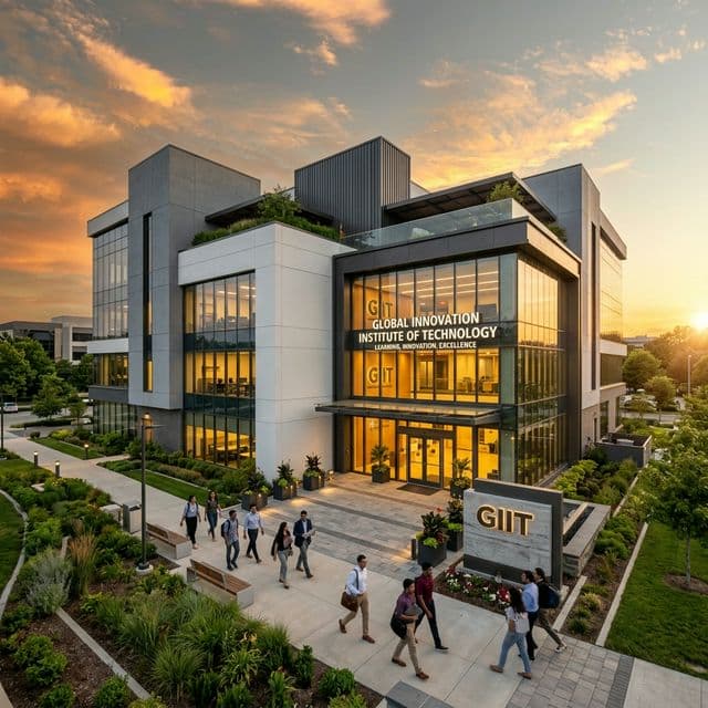 Campus at Golden Hour